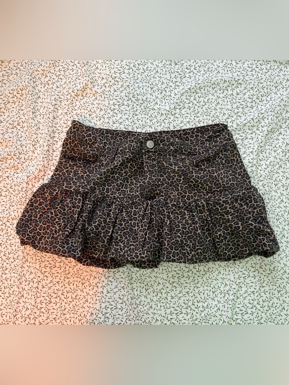BP Leopard Print Jeans in Brown and Black